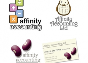 Affinity Accounting logo ideas by Dragonfly Marketing